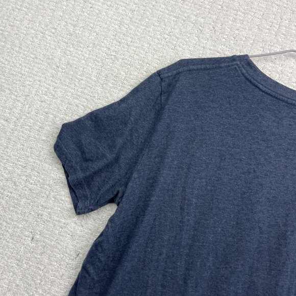 Buffalo David Bitton Mens S Graphic T Shirt Dark Blue Buffalo Logo Tee 100% - Picture 12 of 13